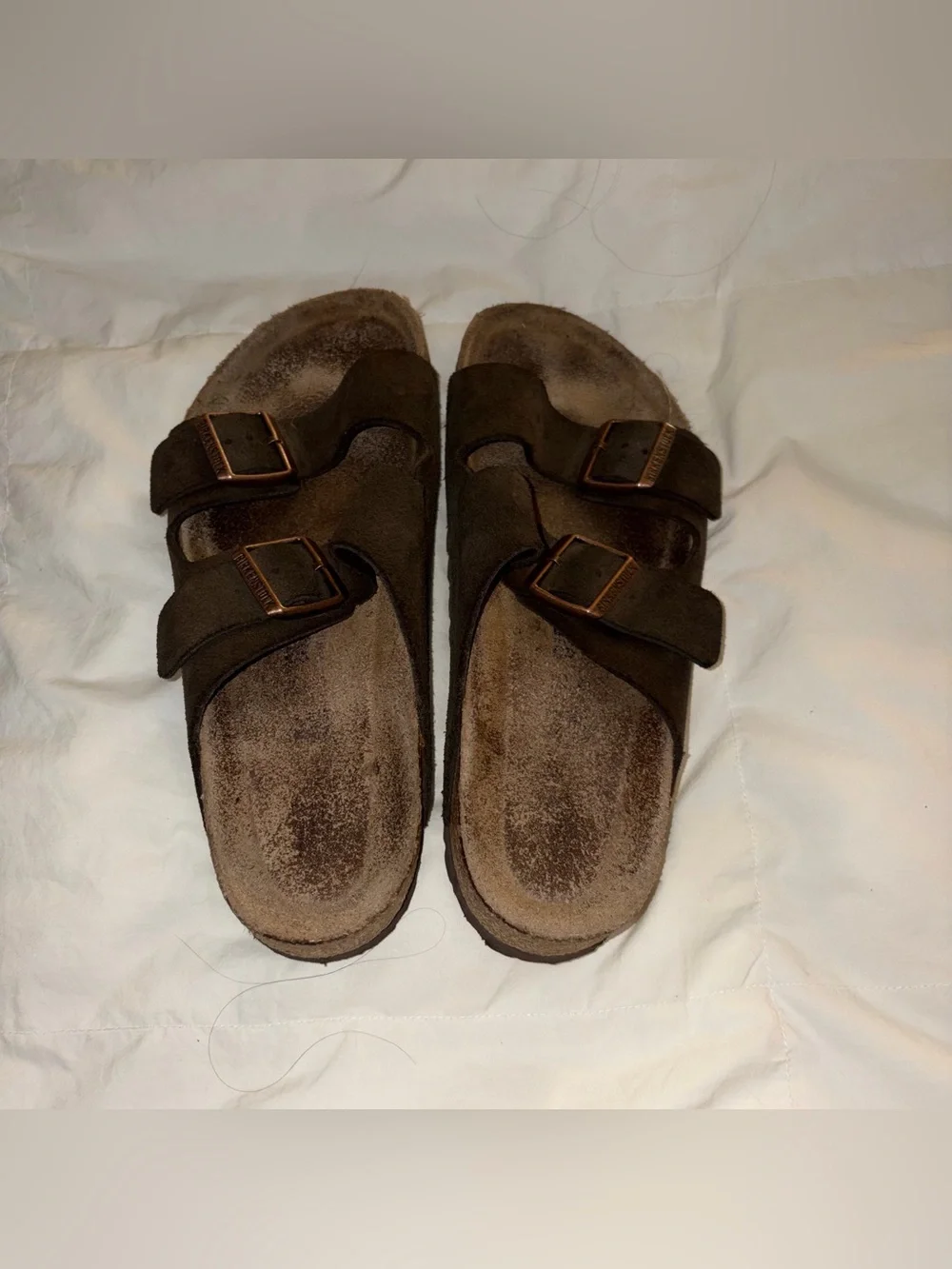 Brown Suede Birkenstock Arizonas 41